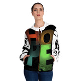 Women’s Full-Zip HIP HOP ART Hoodie (AOP)